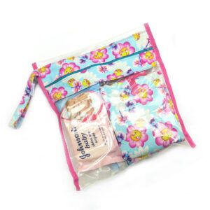 ערכת החתלה מעוצבת משטח מתקפל ואביזרים בתיק שקוף רב-פעמי אקווה חייכני